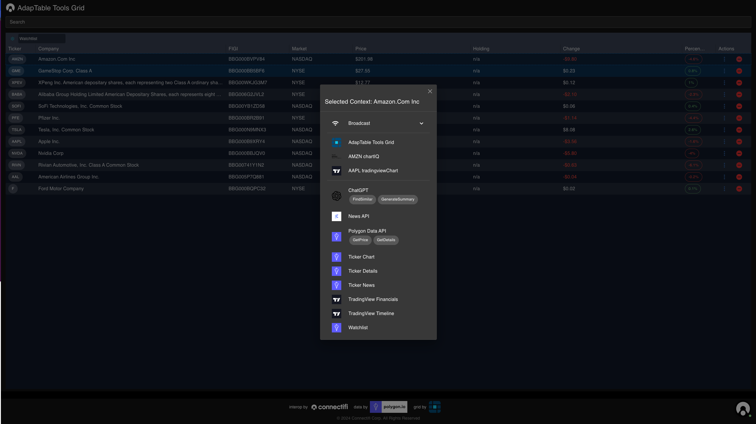 Adaptable Grid App