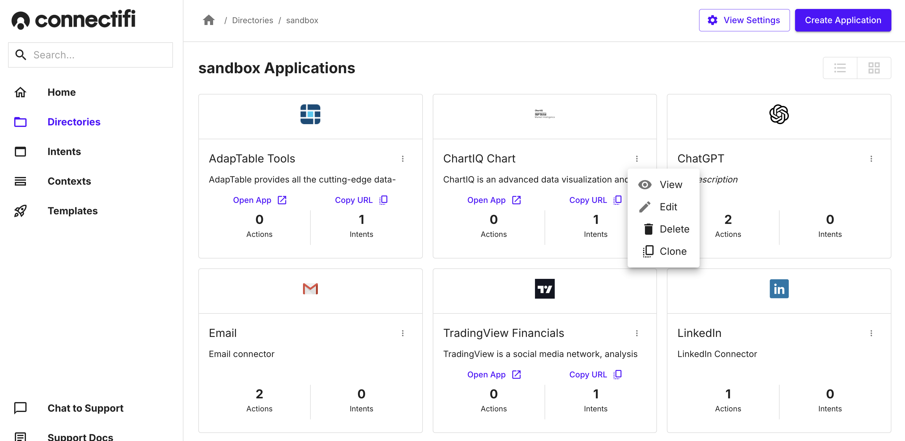 Cloning an Application