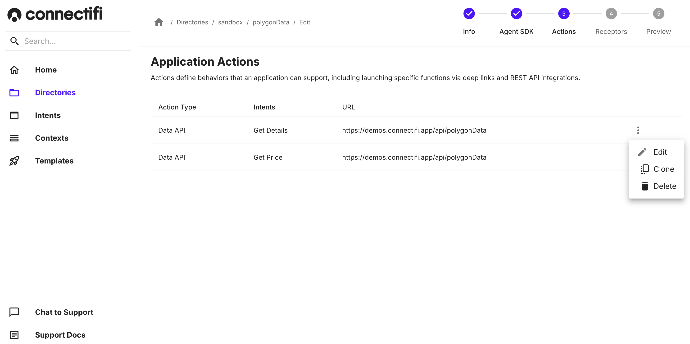 Cloning an Application