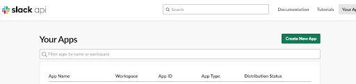 Create New Slack App