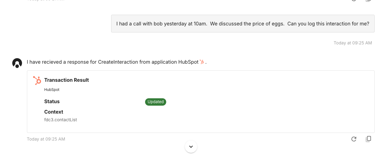 Testing - Create Interaction